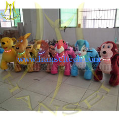 China Hansel Guanzhou Plush Motorized Animal Scooters Indoor PlayGround Ride Animals supplier