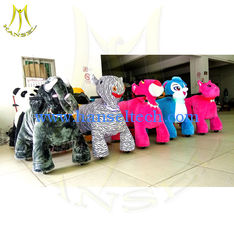 China Hanseltech ride on animal unicorn plush animal battery car on wheels supplier