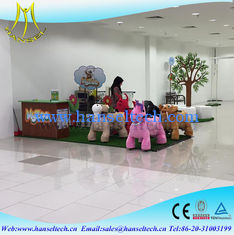 China Hansel kids fun center coin operated plush unicorn electric scooter supplier