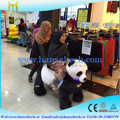 China Hansel walking coin operated ride stuffed animal unicorn on wheels supplier