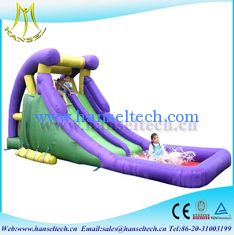 China Hansel hot selling children entertainment PVC inflatable bouncer slide jumping slide for sale supplier