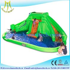 China Hansel commercial outdoor use chldren party equipment inflatable jumping water slide supplier