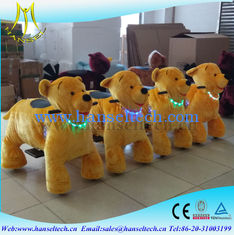 China Hansel the latest designed battery  coin operated  musement park game equipment park ride on cow toy supplier