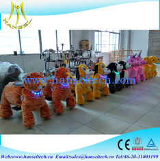 China Hansel latest designed battery moving amusement park outdoor game equipment ccoin operated dinosaur ride scooter supplier