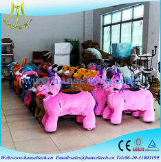 China Hansel good supervision of production battery indoor amusement park kidds amusement party kids animal scooter rides supplier