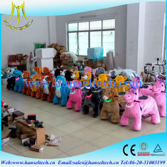 China Hansel popular family battery motorized animals amusement park kids outdoor electric moving coin operated kiddie rides supplier