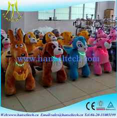 China Hansel  battery coin operation equipment for children entertainment centers animal scooter ride	zippy pets for sale supplier