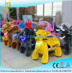 China Hansel hot-selling rocking motorcycle kids family amusment park moving	plush toy on animals entertainment play equipment supplier