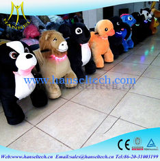 China Hansel kiddie occasion amusment rides achine indoor playground rohs standard luck cow electric motorized scooter with supplier