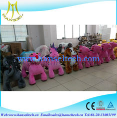China Hansel batterycoin operation children machine game ride animal scooter rides for kids indoor ride on mall car for kids supplier