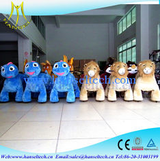 China Hansel electric toy car for kid motorized plush animals amusement park rides moving luna park plush toys stuffed animal supplier