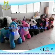 China Hansel family entertainment center used coin operated kiddie rides for sale stuffed animal scooter ride electric supplier