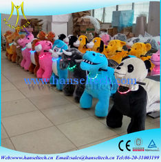 China Hansel children indoor amusement park kidds ride electric riding aniamls happy rides mountable kids animal scooter ride supplier