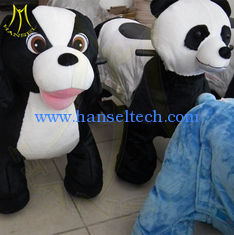 China Hansel amusement park rides battery coin operated game machine rocking motorcycle kids zippy pets for sales in mall supplier