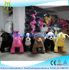 China Hansel electric riding animals 4 whees bikes baby horse rider places with rides for kids amusement family ride on car supplier