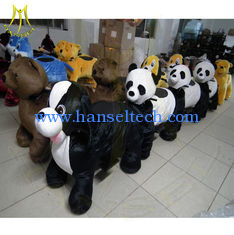 China Hanselanimals train kids ride on car adult ride on toys amusement ride zoo motorized animal scooters ride moving supplier