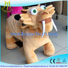 China Hansel animales montables ride on animal toy animal robot for sale kids amusement park electric elephant plush ride supplier