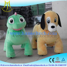 China Hansel safari animal motorized ride indoor amusement park equipment electric stuffed animals adults can ride theme park supplier