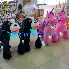 China Hansel coin operated video game machines life like play animals for kids walking stuffed animals bike kiddie ride on car supplier