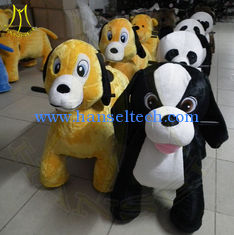 China Hansel electric dog walking machine used rides for sale amusement stuffed animal scooter walking toy horses supplier