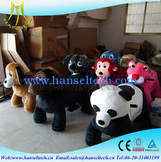 China Hansel stuffed animal motorized ride names of indoor games cheap electric cars for kids mall ride on  animal supplier