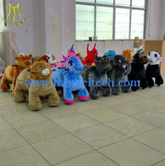 China Hansel animal scooter rides for sale amusement park equipment moving horse toys for kids electric dog walking machine supplier
