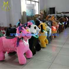 China Hansel battery operated toys coin operated horse ride animal scooter rideing fun indoor games for kids horseback riding supplier