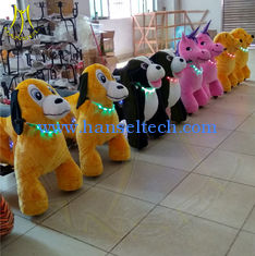 China Hansel indoor playground business plan coin operated dragon ride walking indoor soft animal scooter rides cars supplier