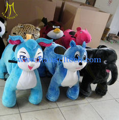 China Hansel  battery powered ride on animals giant plush animals kids riding amusement rides manufacturers mall car for kids supplier