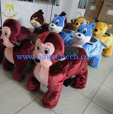 China Hansel kiddie ride moto car kids rides for shopping centers stuffed animal car ride electric riding dinosaur toys supplier