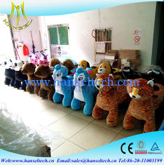 China Hansel playground equipment rocking stuffed animal scooter ride electric octopus riding cow toys for kids unicorn coin supplier