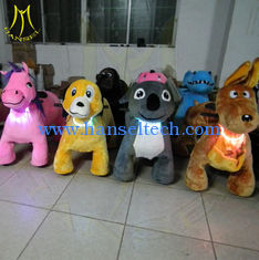 China Hansel  unicorn motorized plush animal kiddie ride small train amusment park  ride on toy unicorn supplier