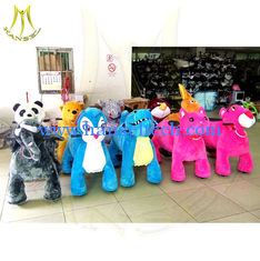 China Hansel mechanical horses for children animal scooter ride battery fiberglass car for kids kids play ground equipment supplier