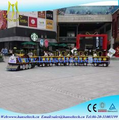 China Hansel hot sale tourist amusement kiddie rides amusement park trains for sale supplier