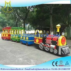 China Hansel Top Sales Cheap Colorful Kids Electric Amusement Train Rides for Amusement Park factory supplier