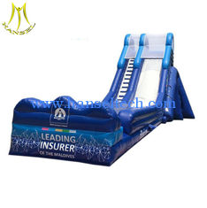 China Hansel gaint outside inflatable amusement park kids amusement toys inflatable water slide factory supplier