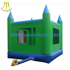 China Hansel Popular inflatable small slide jumping amusement park inflatable bouncers manufacturer supplier