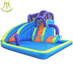 China Hansel low price amusement used bouncy castles water slide with pool for sale supplier