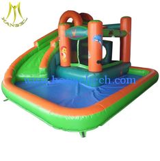 China Hansel cheap outdoor inflatable water slide for adult in amusement water park supplier