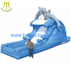 China Hansel high quality giant inflatable shark water slide for adults in amusement water park supplier