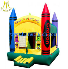 China Hansel 2018 factory for sale  theme park kids indoor playground hot fun house inflatable bouncy supplier