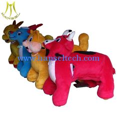 China Hansel battery powered plush animal ride kids electric ride on animals supplier