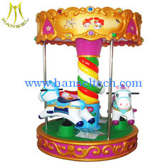 China Hansel   china amusement rides large musical swing carousel mini carousel horse for sale supplier