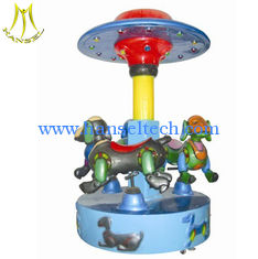 China Hansel   fiberglass carousel horse game machine carousel amusement park ride supplier