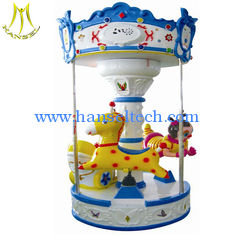 China Hansel  small kids carousel rides amusement park rides coin operated supplier