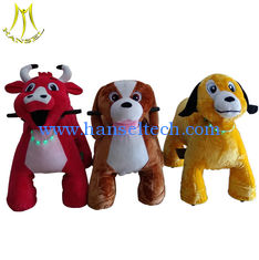 China Hansel plush motorized animals electric animal kiddie ride for outdoor supplier