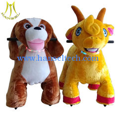 China Hansel low-price-light-steel-frame- shopping mall ride on animal for rental supplier