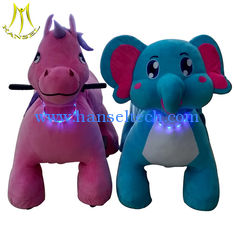 China Hansel hot selling kids plush battery operated animal toy ride from China supplier