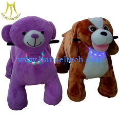 China Hansel fair attractions stuffed electic animal scooters in guangzhou supplier