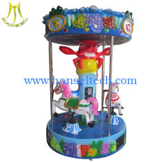 China Hansel  wholesale ride on electric  horse coin operated amusement carousel horses ride supplier